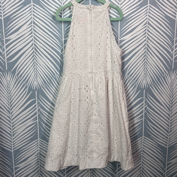 Lilly Pulitzer White Eyelet Kids Casual Dress - Picture 5 of 6